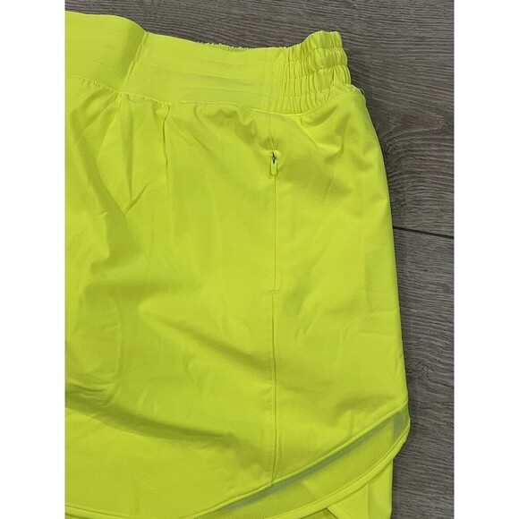 Lululemon Hotty Hot Skort Womens 2 HIYE Highlighter Yellow Golf Tennis NWT - Picture 5 of 12